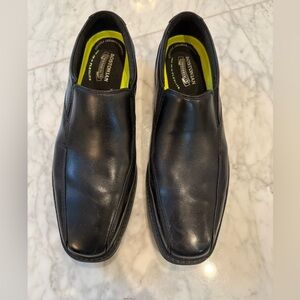 Bostonian Commonwealth Shoes Size 11.5 Black Loafer Flexlite Shock Absorbing